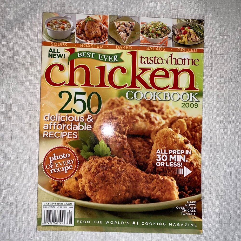 Taste Of Home Best Ever Chicken Cookbook 2009 Edition